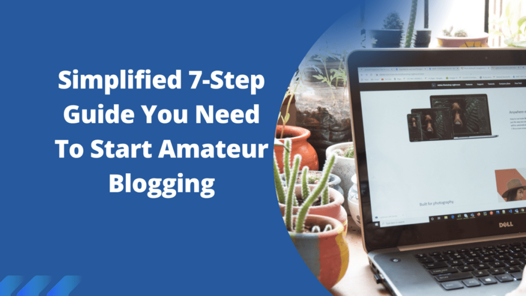 7-Step Guide You Need To Start Amateur Blogging